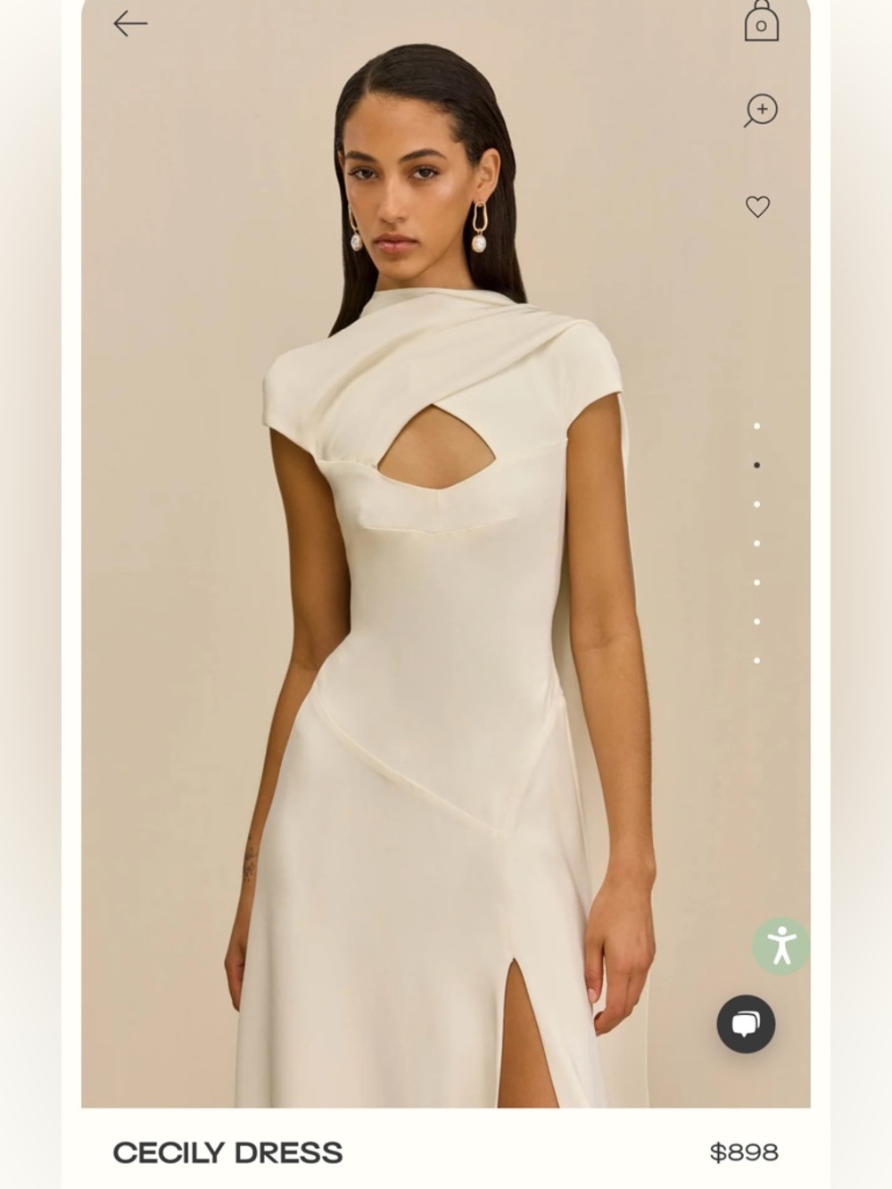 Worn once Cecily Cult GaiaElegant Cutout Midi